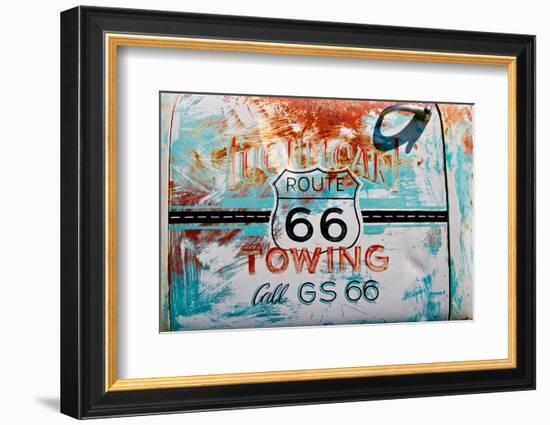 Route 66 Towing, 2017-null-Framed Photographic Print