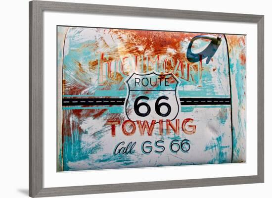 Route 66 Towing, 2017-null-Framed Photographic Print