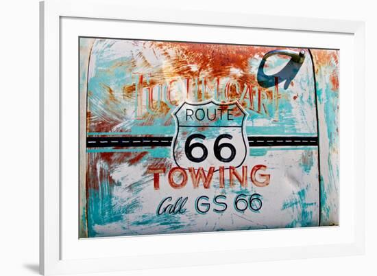 Route 66 Towing, 2017-null-Framed Photographic Print