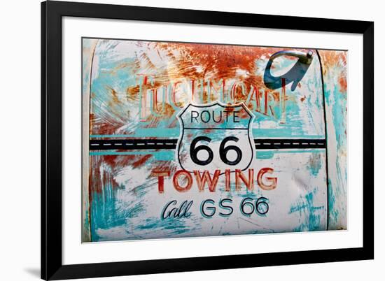 Route 66 Towing, 2017-null-Framed Photographic Print