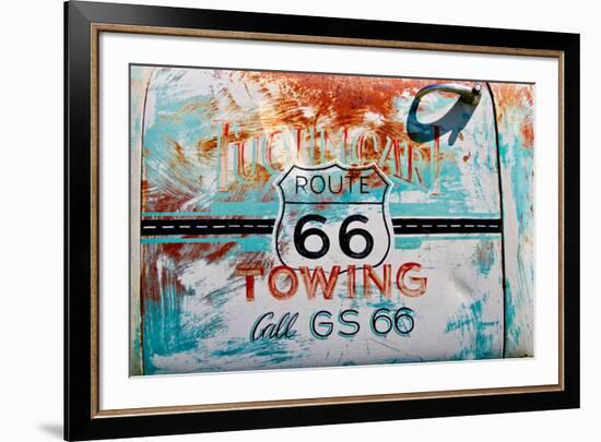 Route 66 Towing, 2017-null-Framed Photographic Print