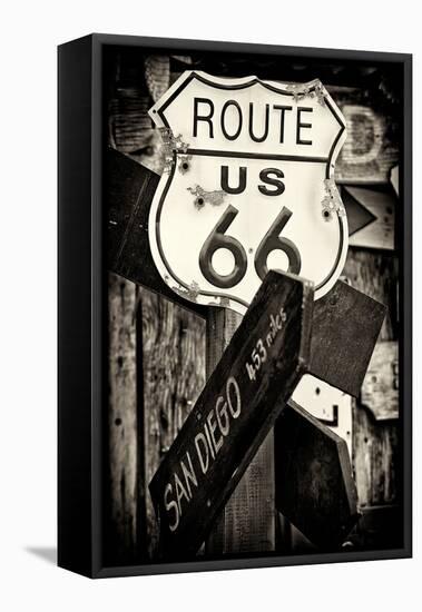 Route 66 US-Philippe Hugonnard-Framed Premier Image Canvas