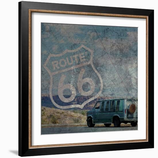 Route 66 Van-Lauren Gibbons-Framed Art Print