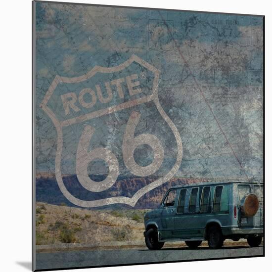 Route 66 Van-Lauren Gibbons-Mounted Art Print