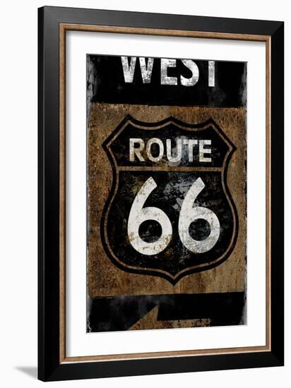 Route 66 West-Luke Wilson-Framed Art Print
