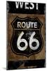 Route 66 West-Luke Wilson-Mounted Art Print