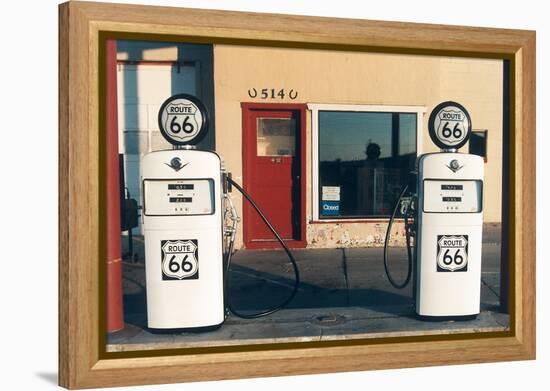 Route 66 Which Cross United States from Los Angeles to Chicago, 2005-null-Framed Stretched Canvas