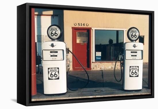 Route 66 Which Cross United States from Los Angeles to Chicago, 2005-null-Framed Stretched Canvas