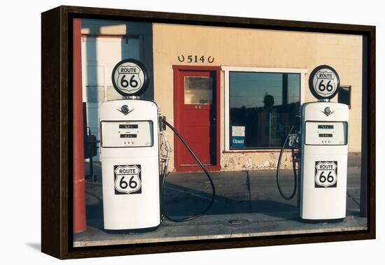 Route 66 Which Cross United States from Los Angeles to Chicago, 2005-null-Framed Stretched Canvas