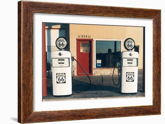 Route 66 Which Cross United States from Los Angeles to Chicago, 2005-null-Framed Photo