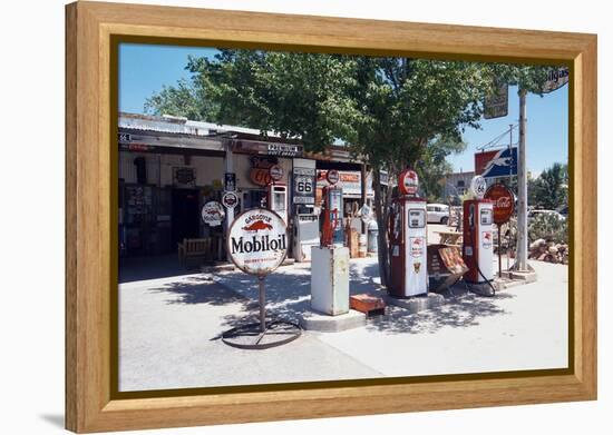 Route 66 Which Cross United States from Los Angeles to Chicago, 2005-null-Framed Stretched Canvas