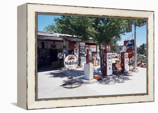 Route 66 Which Cross United States from Los Angeles to Chicago, 2005-null-Framed Stretched Canvas