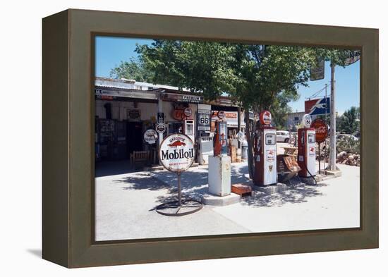 Route 66 Which Cross United States from Los Angeles to Chicago, 2005-null-Framed Stretched Canvas