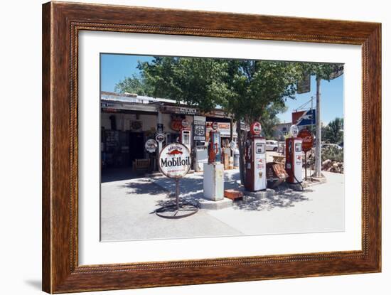 Route 66 Which Cross United States from Los Angeles to Chicago, 2005-null-Framed Photo