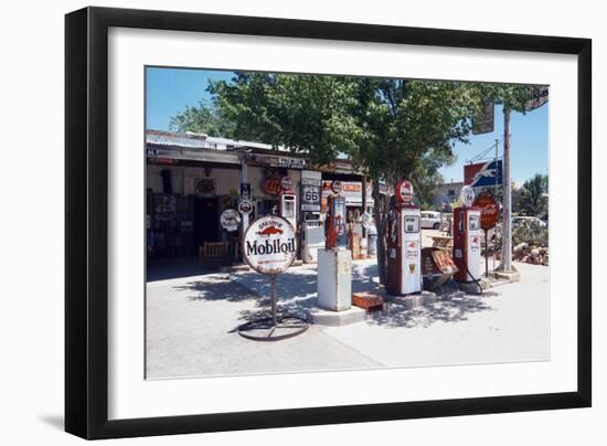 Route 66 Which Cross United States from Los Angeles to Chicago, 2005-null-Framed Photo