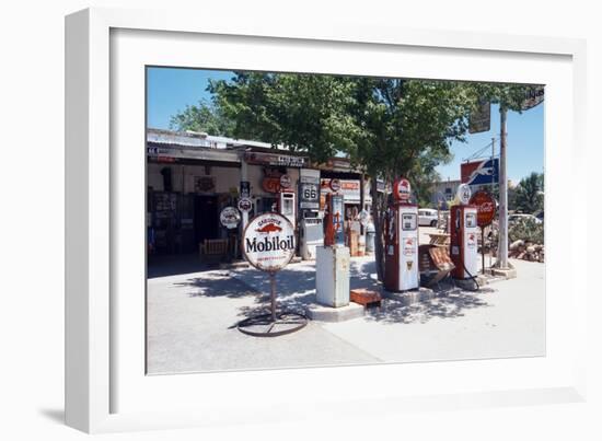 Route 66 Which Cross United States from Los Angeles to Chicago, 2005-null-Framed Photo