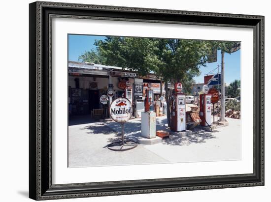 Route 66 Which Cross United States from Los Angeles to Chicago, 2005-null-Framed Photo