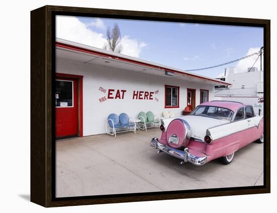 Route 66, Williams, Arizona, USA-Julian McRoberts-Framed Premier Image Canvas