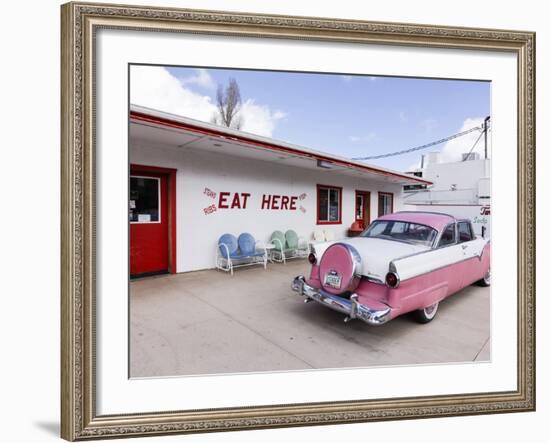 Route 66, Williams, Arizona, USA-Julian McRoberts-Framed Photographic Print