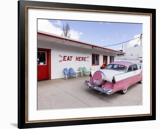 Route 66, Williams, Arizona, USA-Julian McRoberts-Framed Photographic Print