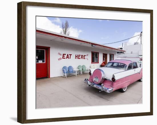 Route 66, Williams, Arizona, USA-Julian McRoberts-Framed Photographic Print