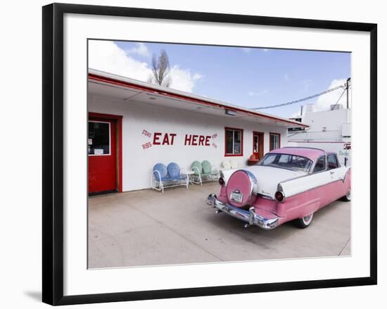 Route 66, Williams, Arizona, USA-Julian McRoberts-Framed Photographic Print