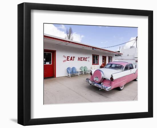 Route 66, Williams, Arizona, USA-Julian McRoberts-Framed Photographic Print