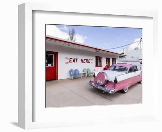 Route 66, Williams, Arizona, USA-Julian McRoberts-Framed Photographic Print