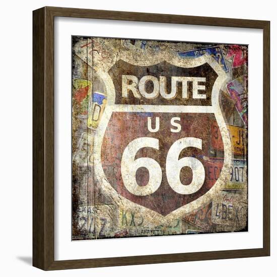 Route 66-Kimberly Allen-Framed Art Print