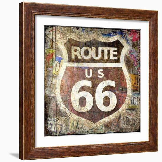 Route 66-Kimberly Allen-Framed Art Print