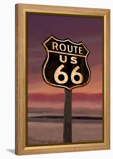 Route 66-Chris Consani-Framed Stretched Canvas