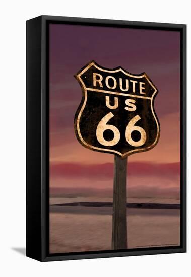 Route 66-Chris Consani-Framed Stretched Canvas