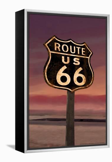 Route 66-Chris Consani-Framed Stretched Canvas