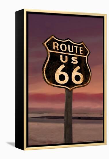 Route 66-Chris Consani-Framed Stretched Canvas