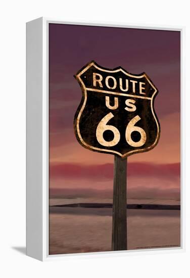 Route 66-Chris Consani-Framed Stretched Canvas