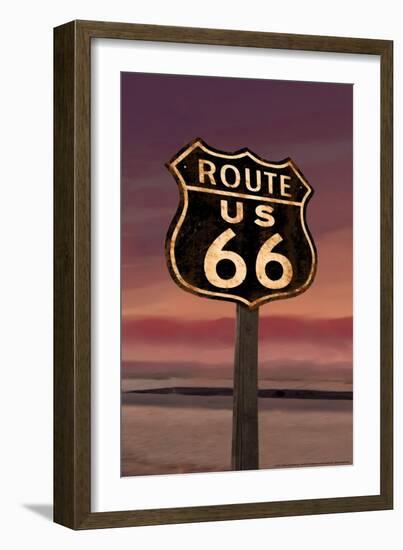 Route 66-Chris Consani-Framed Art Print