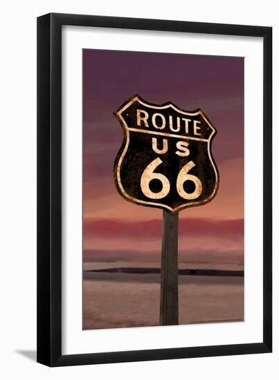 Route 66-Chris Consani-Framed Art Print