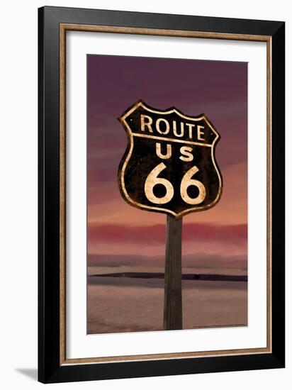 Route 66-Chris Consani-Framed Art Print