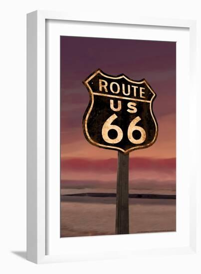 Route 66-Chris Consani-Framed Art Print