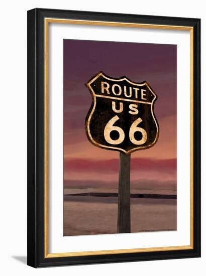 Route 66-Chris Consani-Framed Art Print