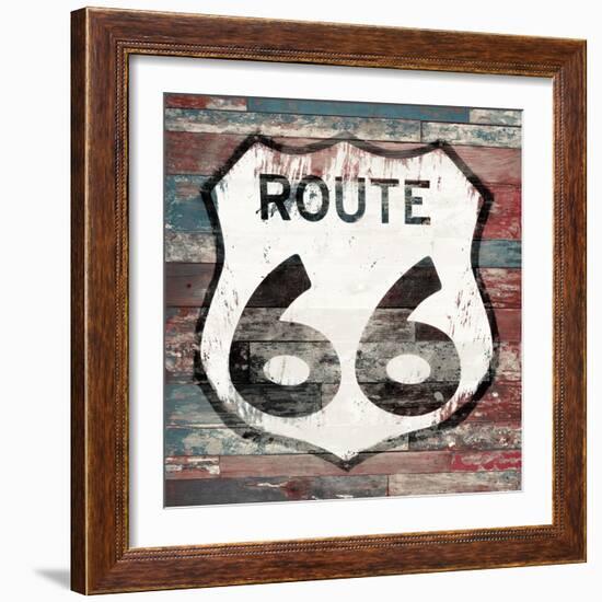 Route 66-Jace Grey-Framed Art Print