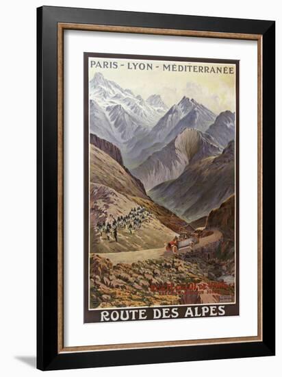 Route Des Alpes-null-Framed Giclee Print