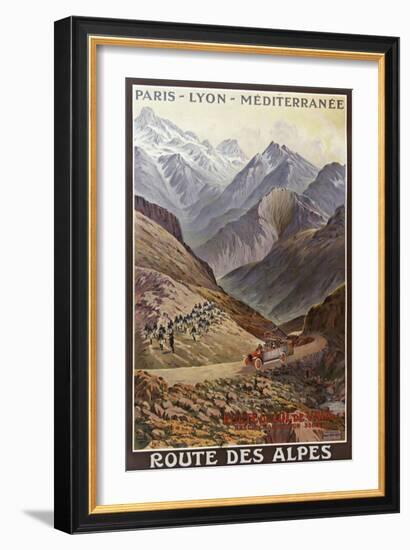 Route Des Alpes-null-Framed Giclee Print