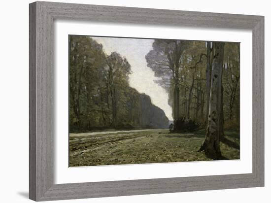 Route Du Bas-Breau-Claude Monet-Framed Giclee Print