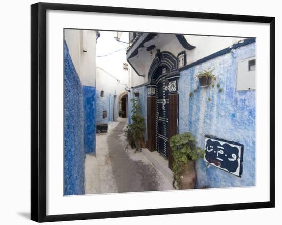 Route in the Kasbah, Rabat, Morocco, North Africa, Africa-Ethel Davies-Framed Photographic Print