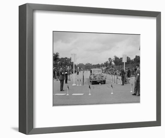 Rover saloon of CH Cooper competing in the South Wales Auto Club Welsh Rally, 1937-Bill Brunell-Framed Photographic Print