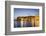 Rovinj, Croatia, Europe. View of the City at Dusk from the Harbour-Francesco Riccardo Iacomino-Framed Photographic Print