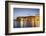 Rovinj, Croatia, Europe. View of the City at Dusk from the Harbour-Francesco Riccardo Iacomino-Framed Photographic Print