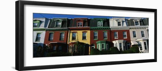 Row Houses Philadelphia, PA-null-Framed Photographic Print