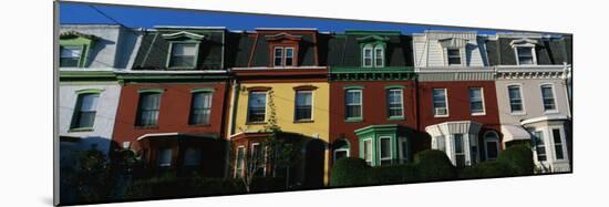 Row Houses Philadelphia, PA-null-Mounted Photographic Print